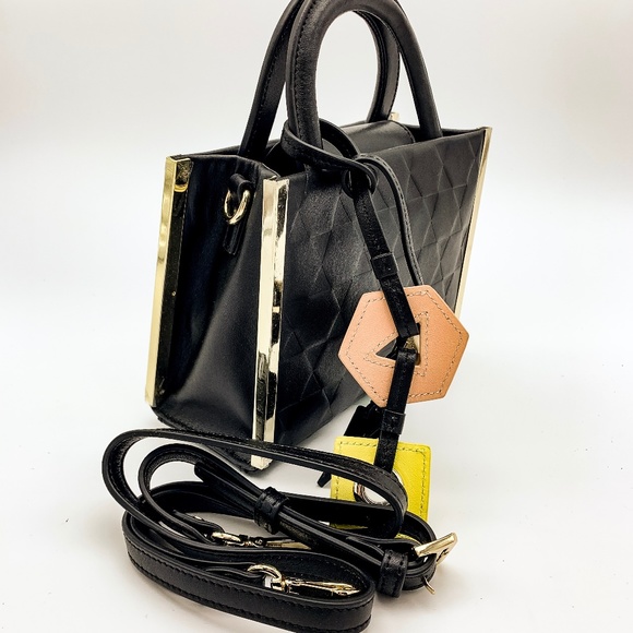 NWOT HEIRLOOM Leather Handbag "BABY TWIN EMBOSS" - Picture 6 of 8